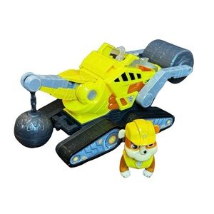 Paw Patrol Rubble Lights & Sounds Construction Vehicle with Figure